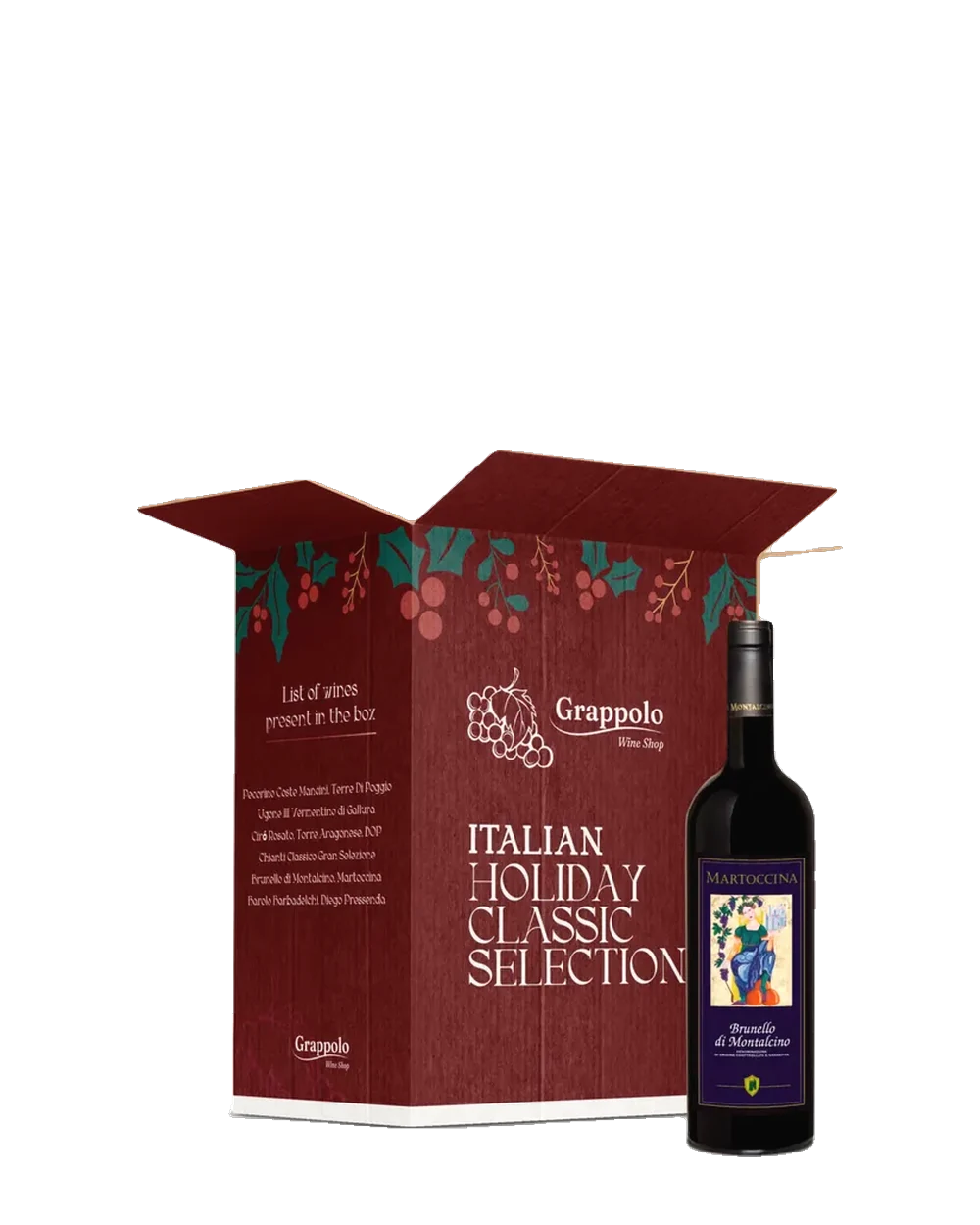 Above Wines Classic Italian Wines Holiday Selection