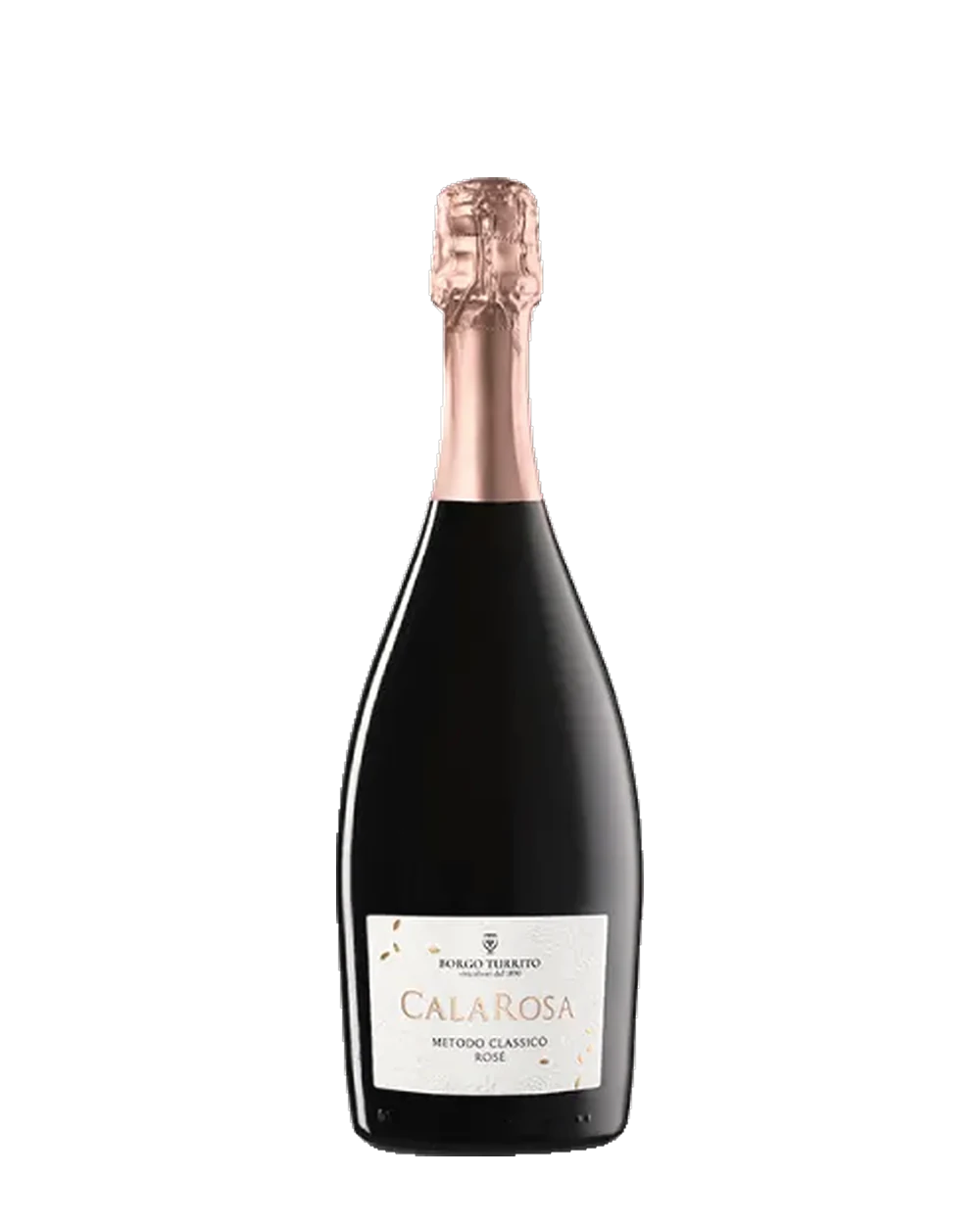 Borgo Turrito Rose Sparkling Calarosa Metodo Classico Brut, Borgo Turrito, Puglia, 12.5%